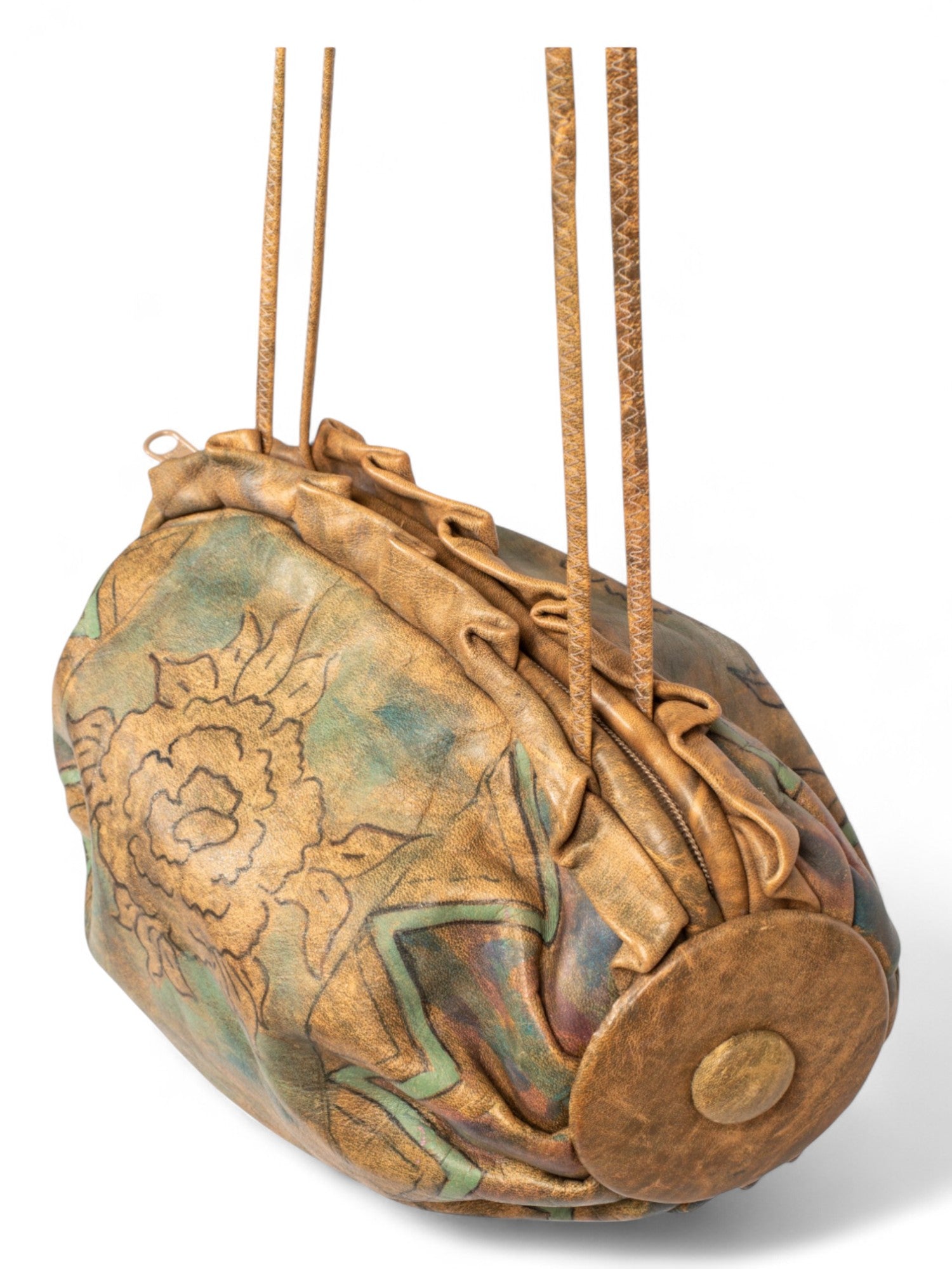 LEATHER PAINTED PURSE