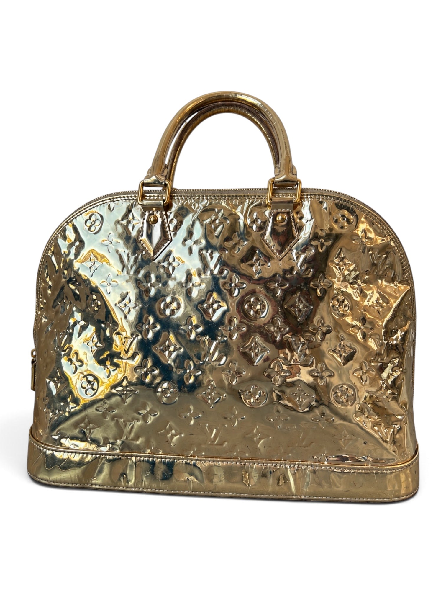 GOLD MONOGRAM MIROIR ALMA GM BAG @SM