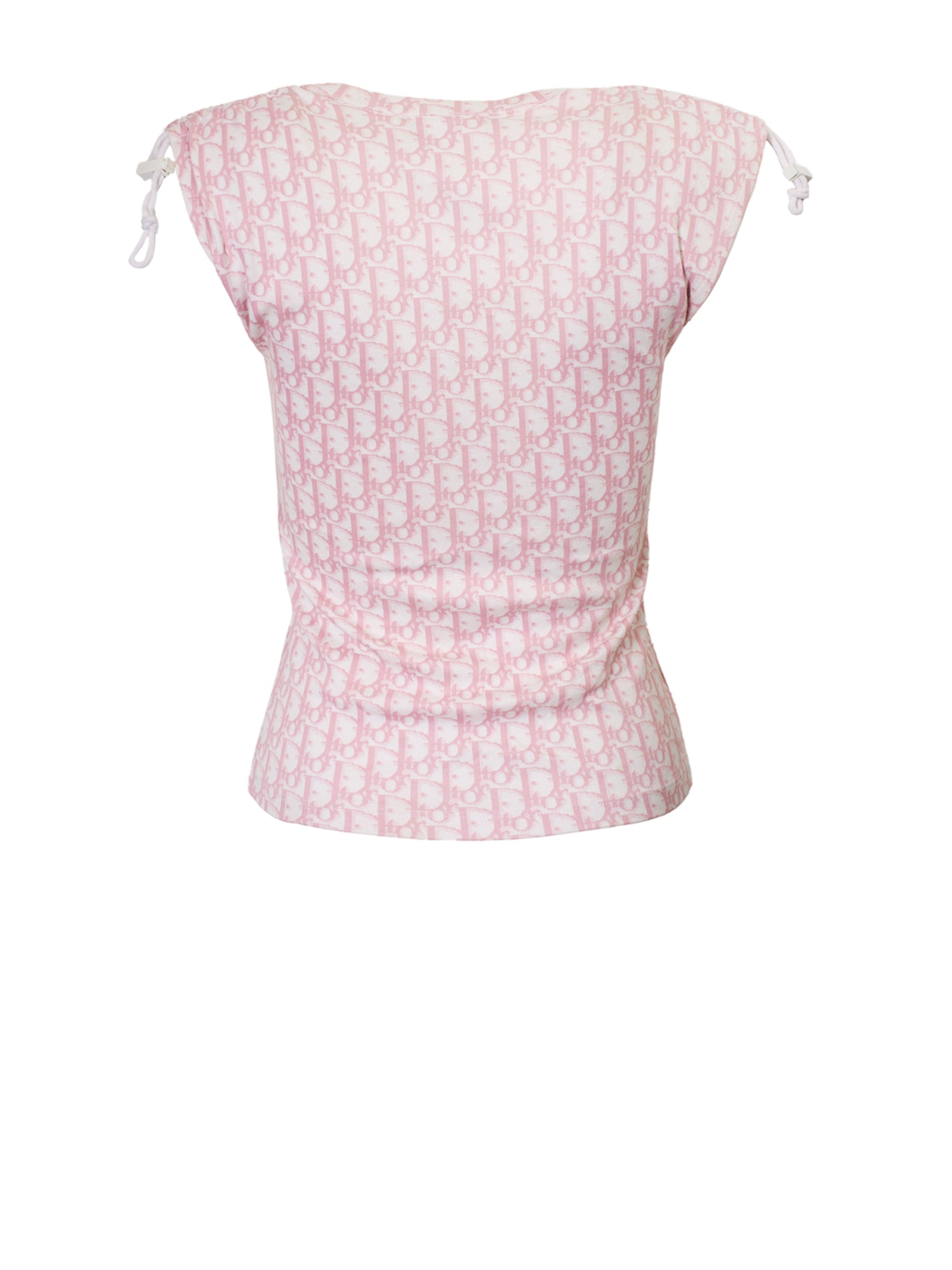 FW04 #1 PINK MONOGRAM VNECK TOP @SM