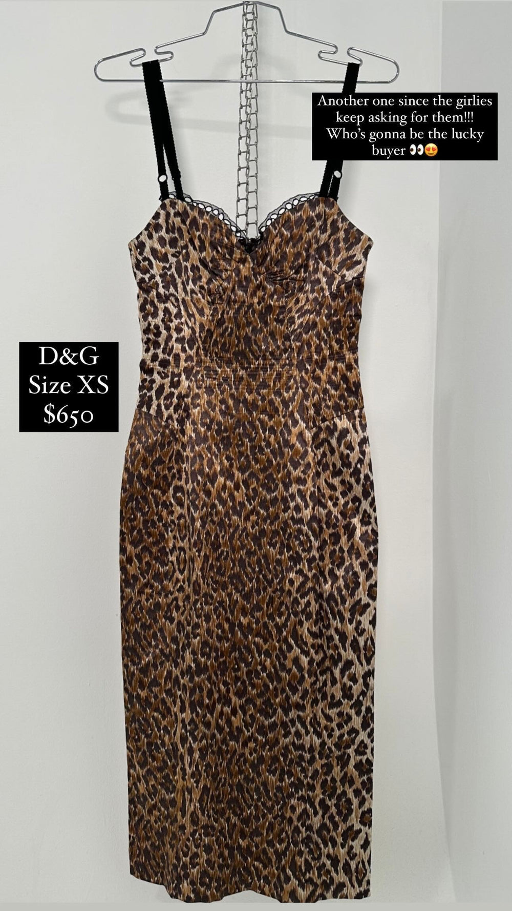 D&G Leopard Bodycon Dress