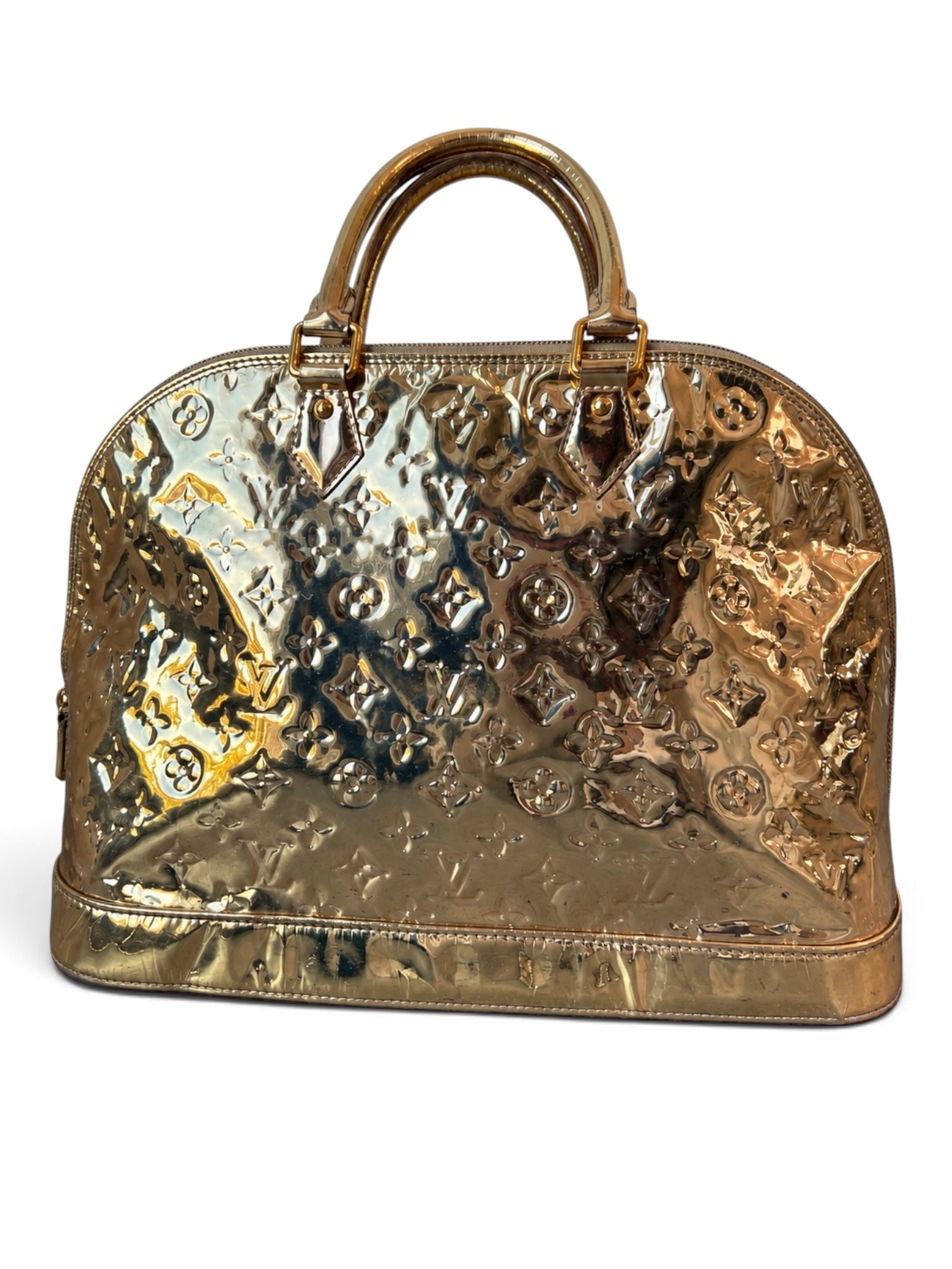 GOLD MONOGRAM MIROIR ALMA GM BAG @SM