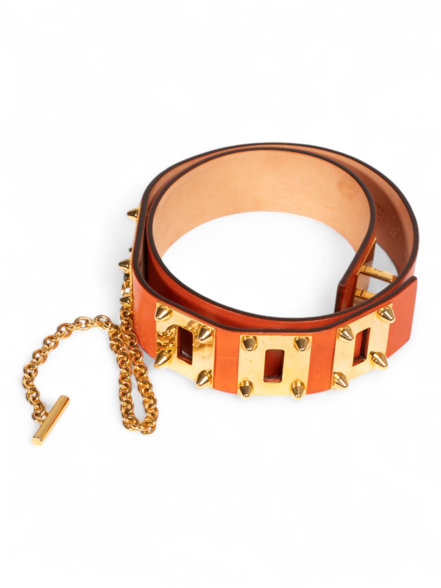 ORANGE CHAIN BELT