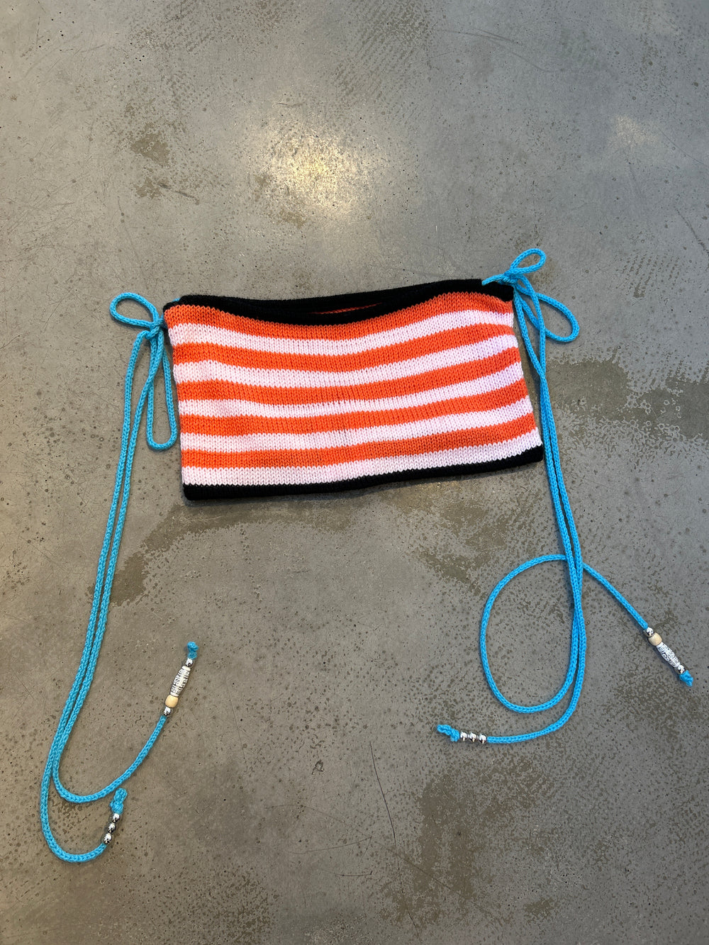 SUNSET MINI SKIRT W BLUE TIES