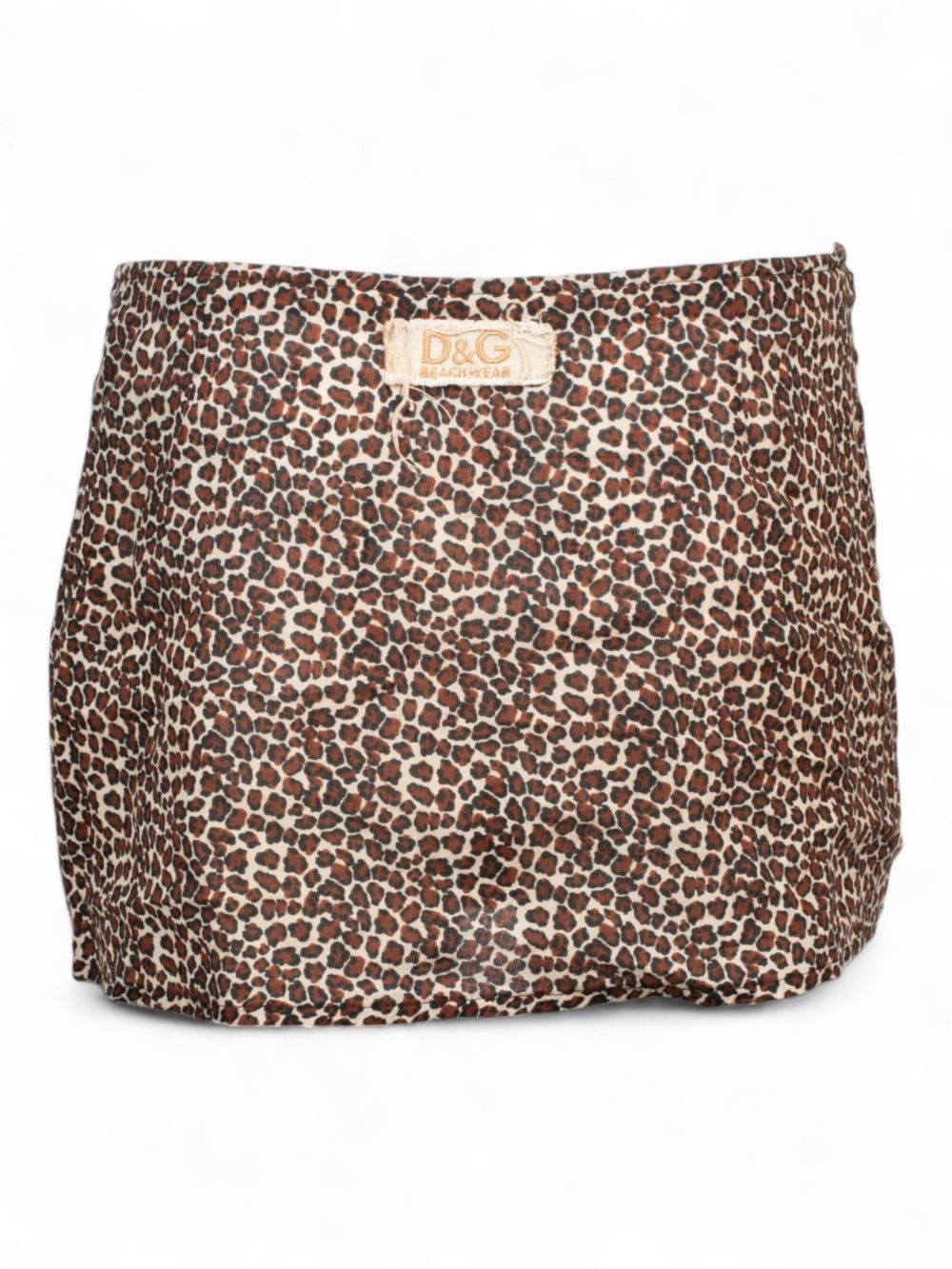CHEETAH COTTON PRINTED WRAP SKIRT