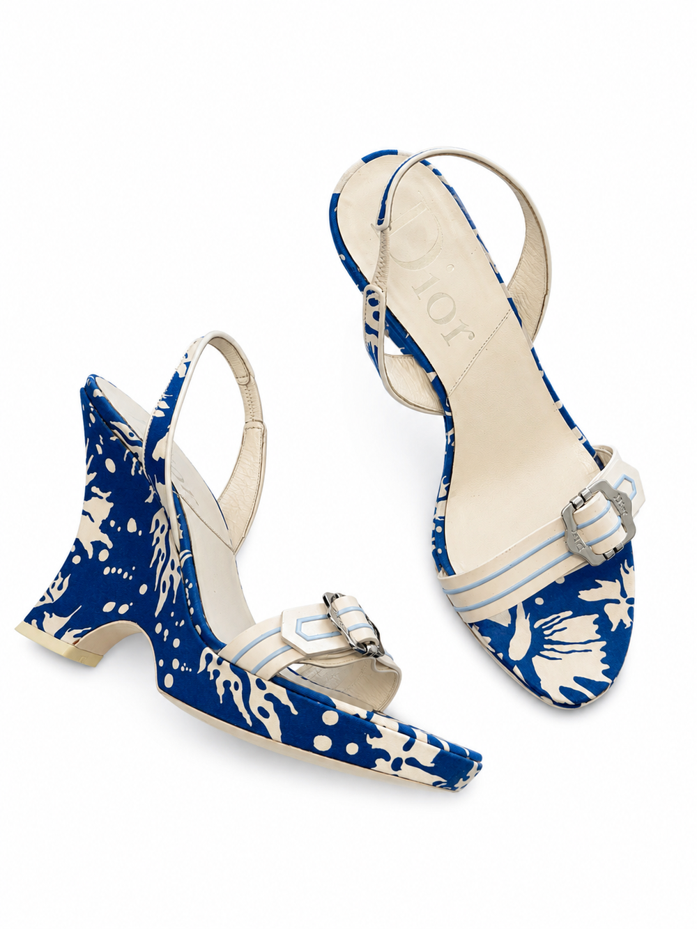 SS04 “SURF” PRINT WEDGE HEELS