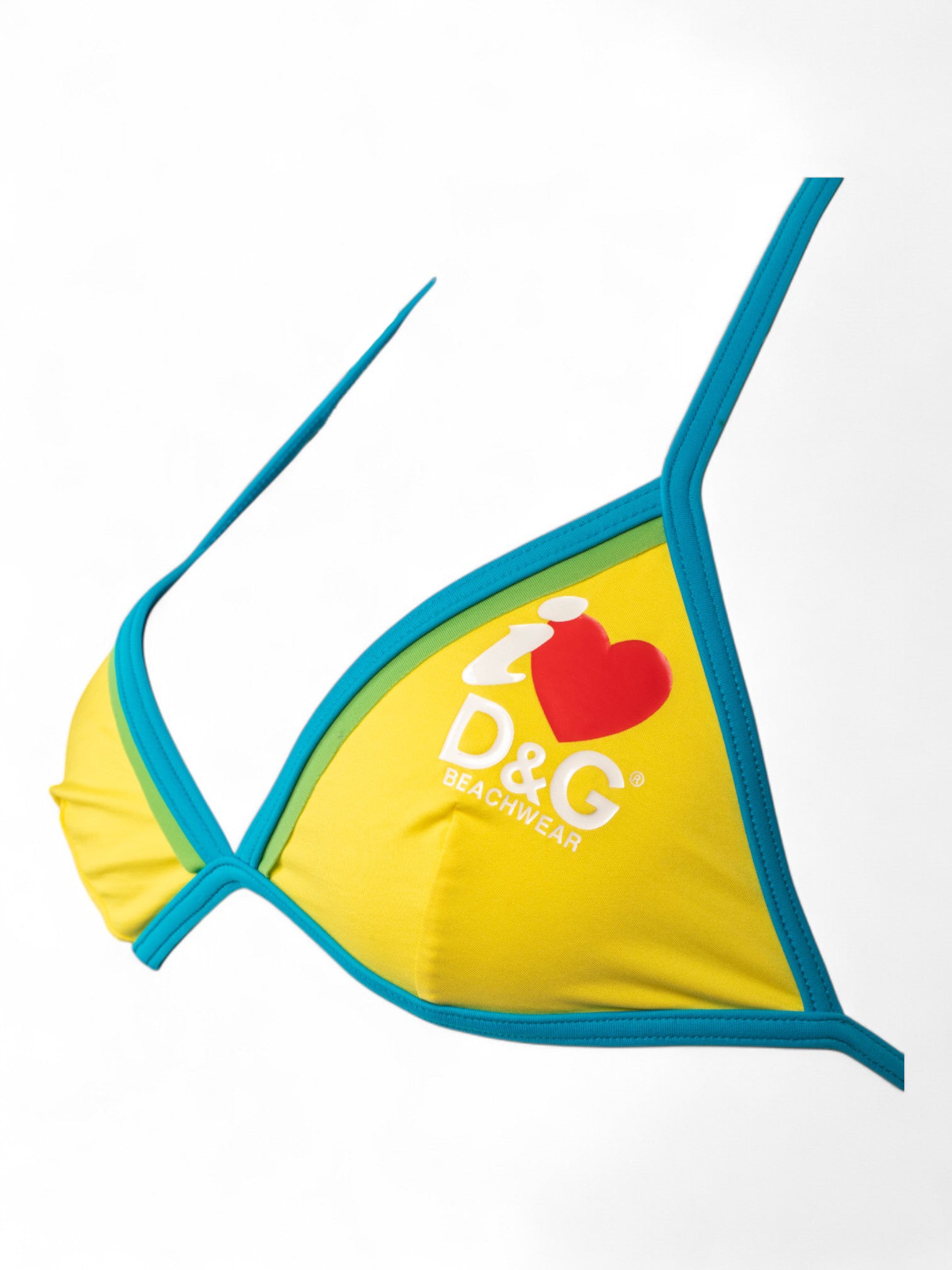 I <3 D&G YELLOW & BLUE 2/PC BIKINI