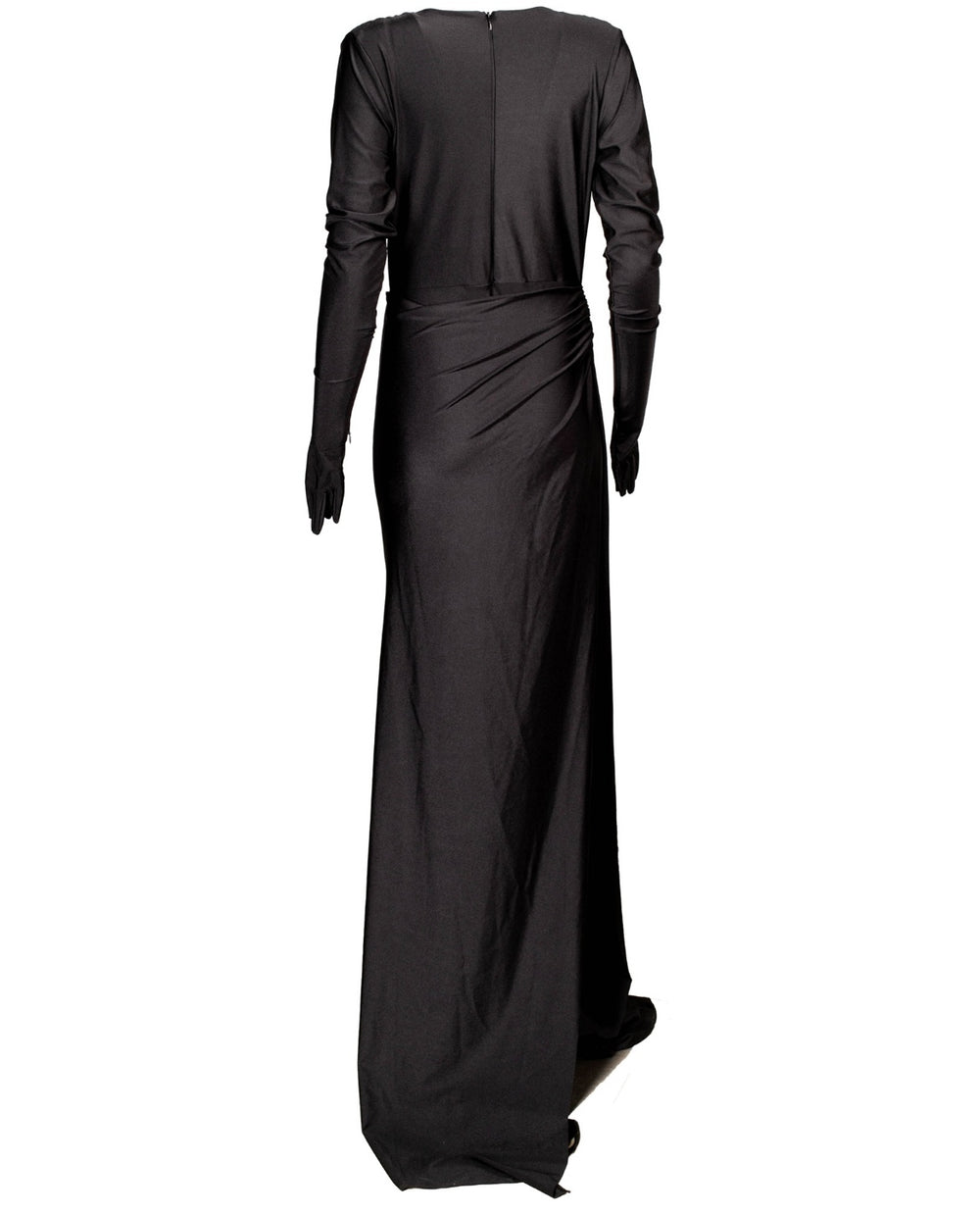 90S BLACK CATSUIT GOWN