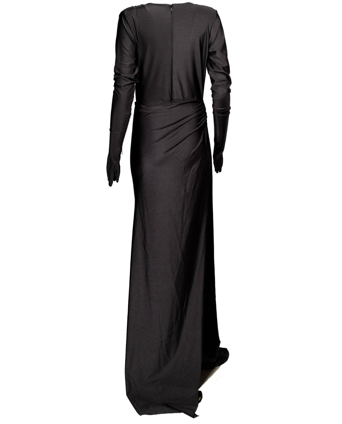 90S BLACK CATSUIT GOWN