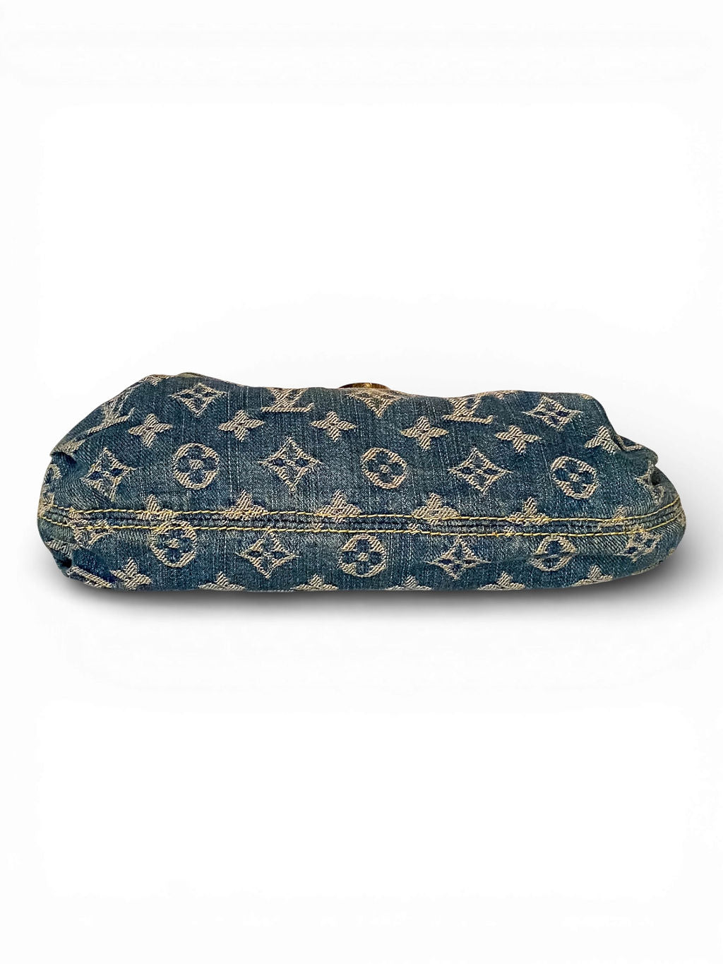 2005 BLUE DENIM MONOGRAM SPEEDY PLEATY BAG @HANA