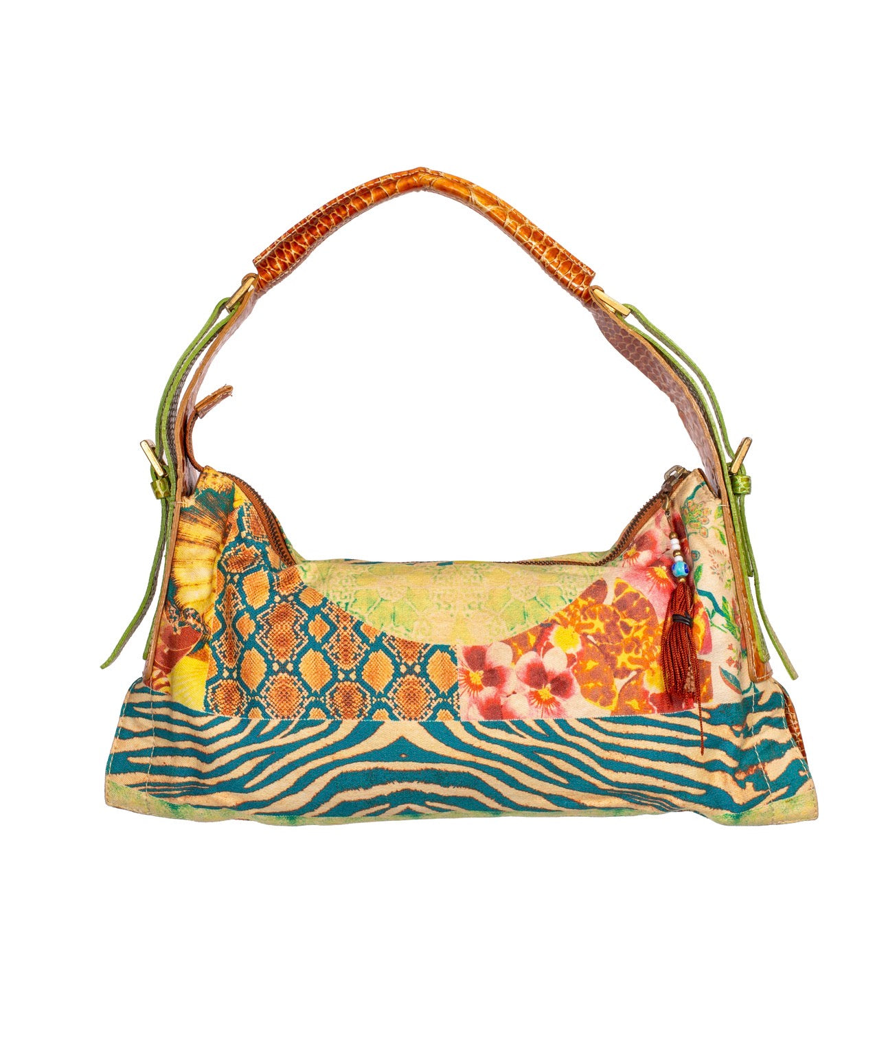 MULTI PRINT REPTILE EMBOSSED PURSE