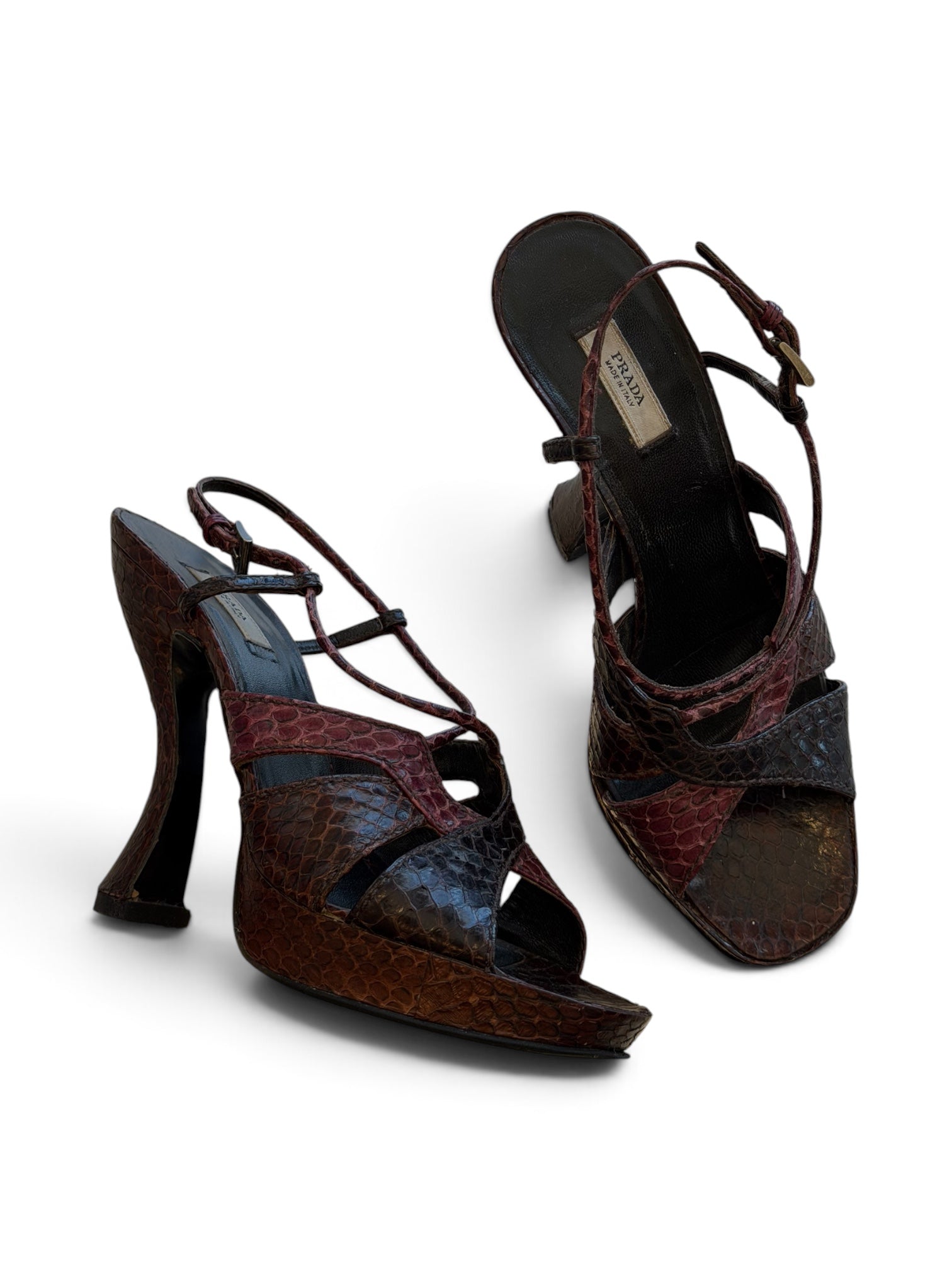 2004 SNAKESKIN CURVED HEEL