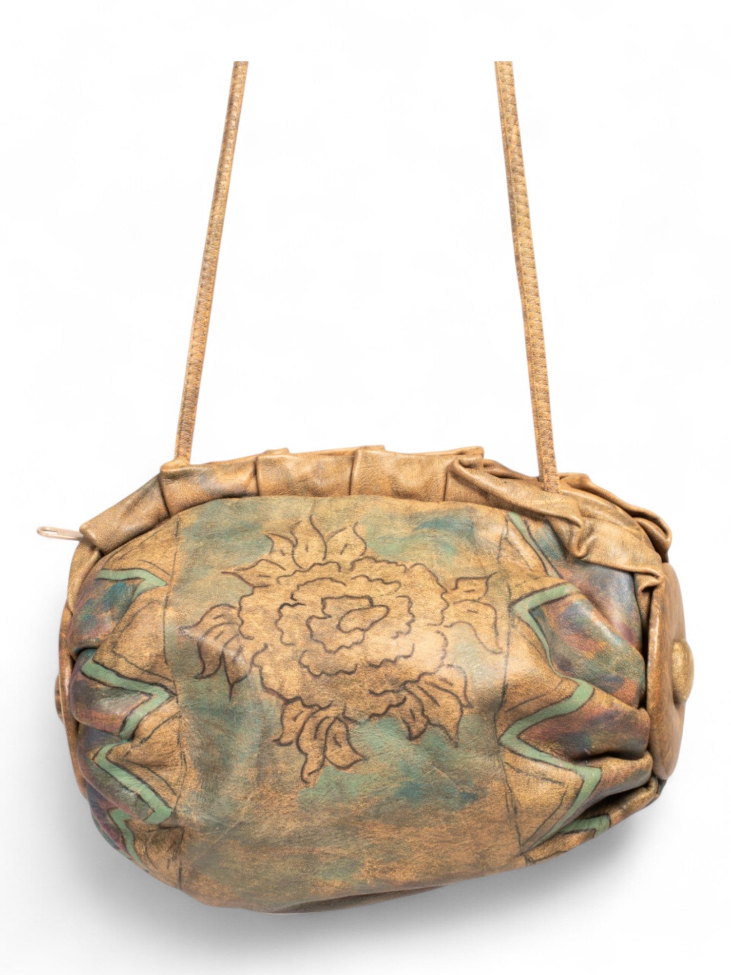 LEATHER PAINTED PURSE