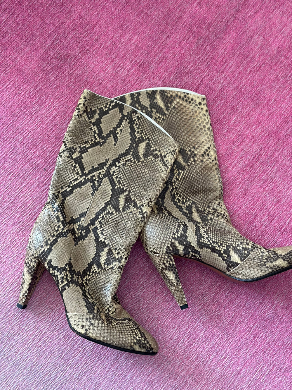 SNAKESKIN BOOTS