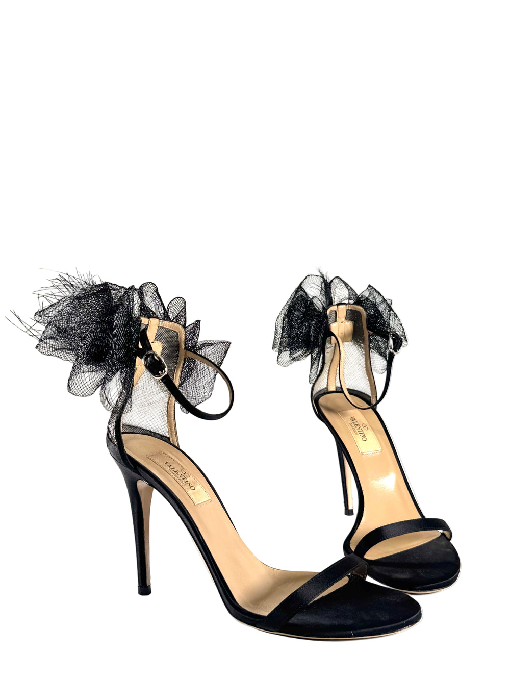 BLACK BOW HEELS @JKOVA