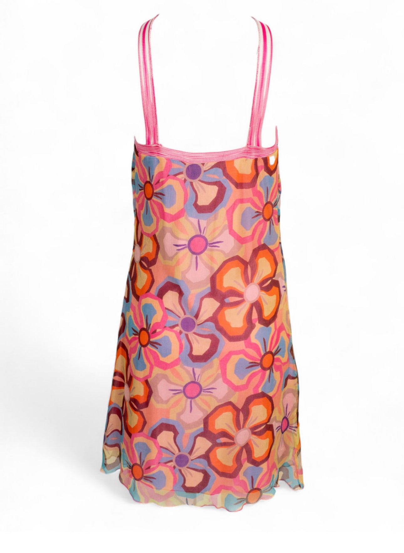 SILK FLORAL MINI DRESS (NWT)