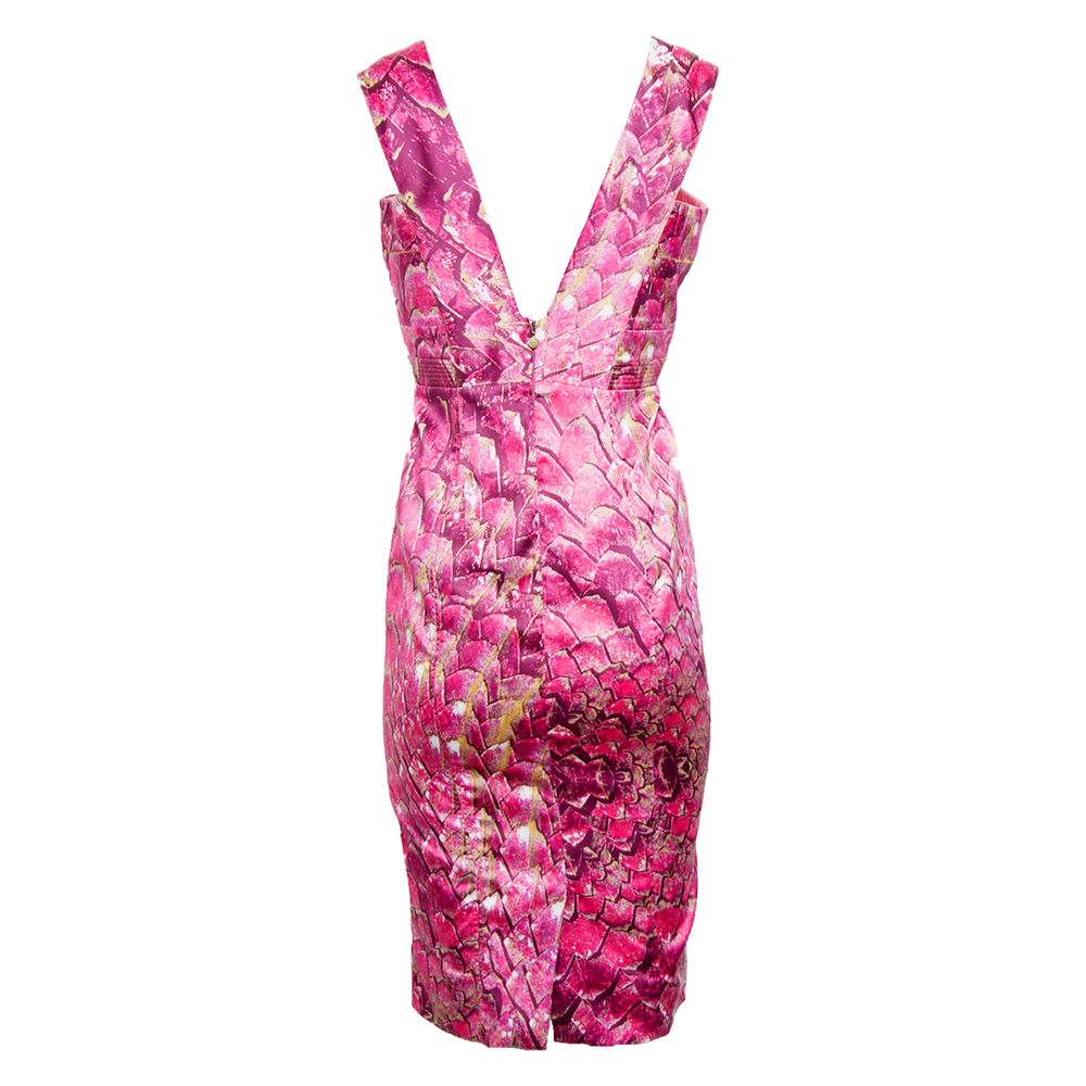 MERMAID SCALE PRINTED DRESS