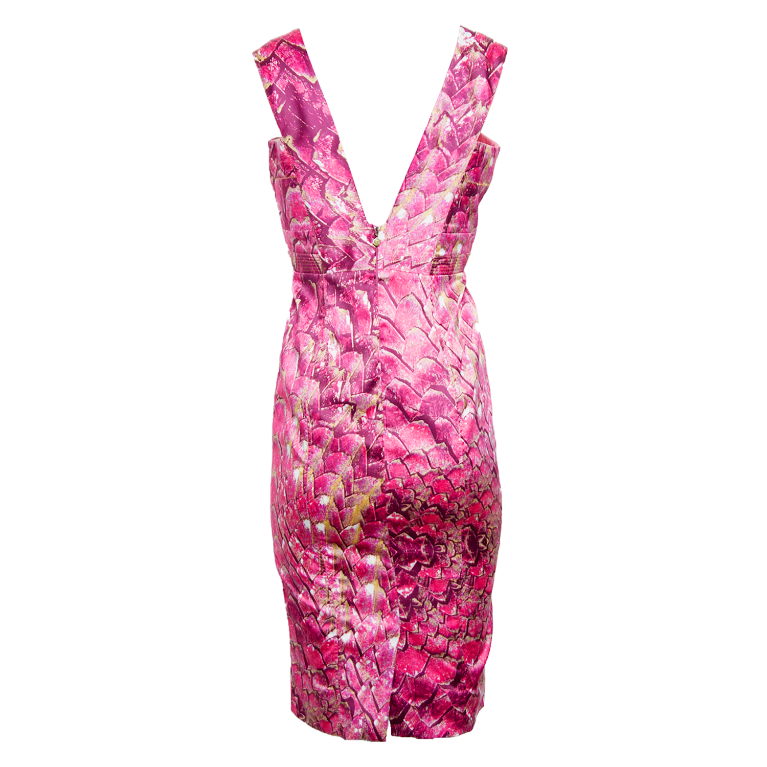 MERMAID SCALE PRINTED DRESS