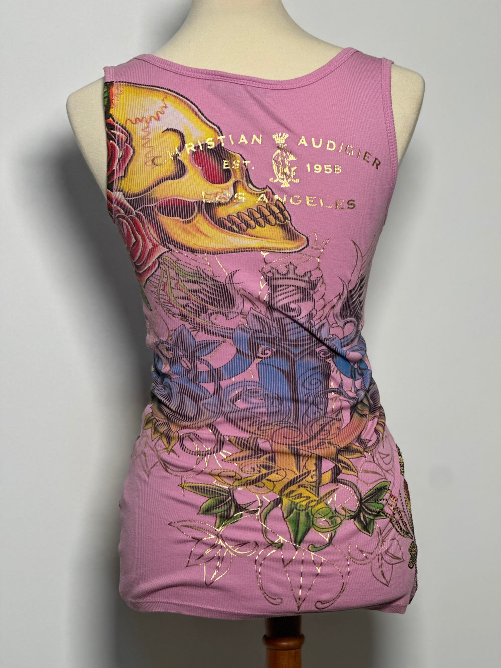 GRAPHIC PRINT TANK DRESS