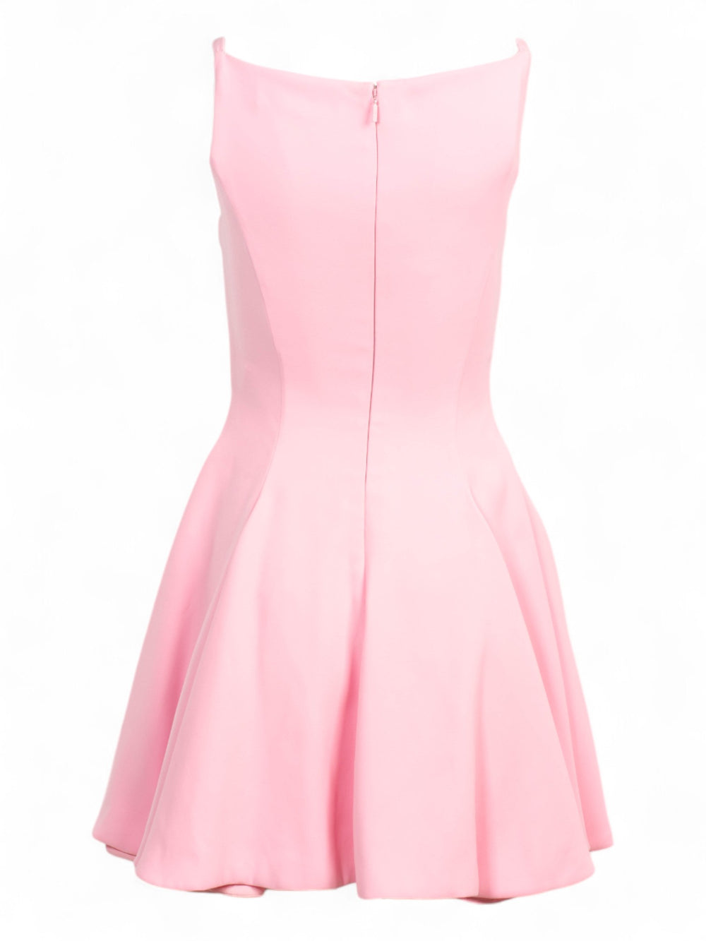 PINK PLEATED MINI DRESS @AFIOR