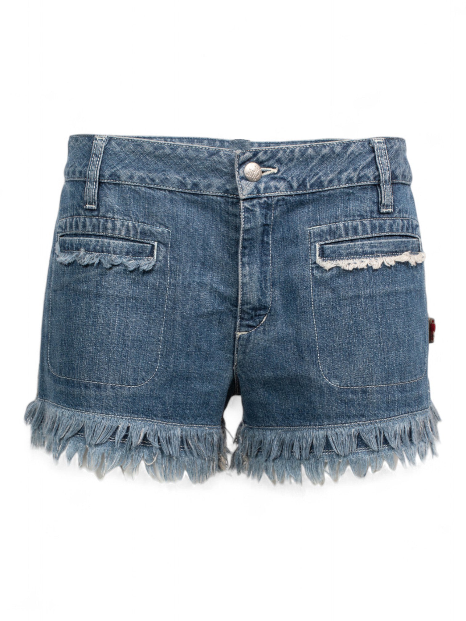 CUTOFF DENIM SHORTS