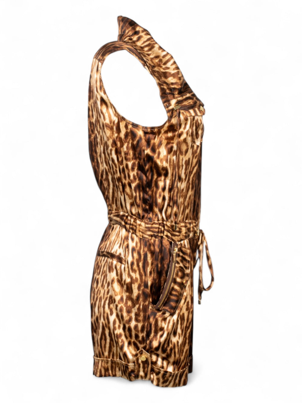 00S LEOPARD PRINTED ROMPER