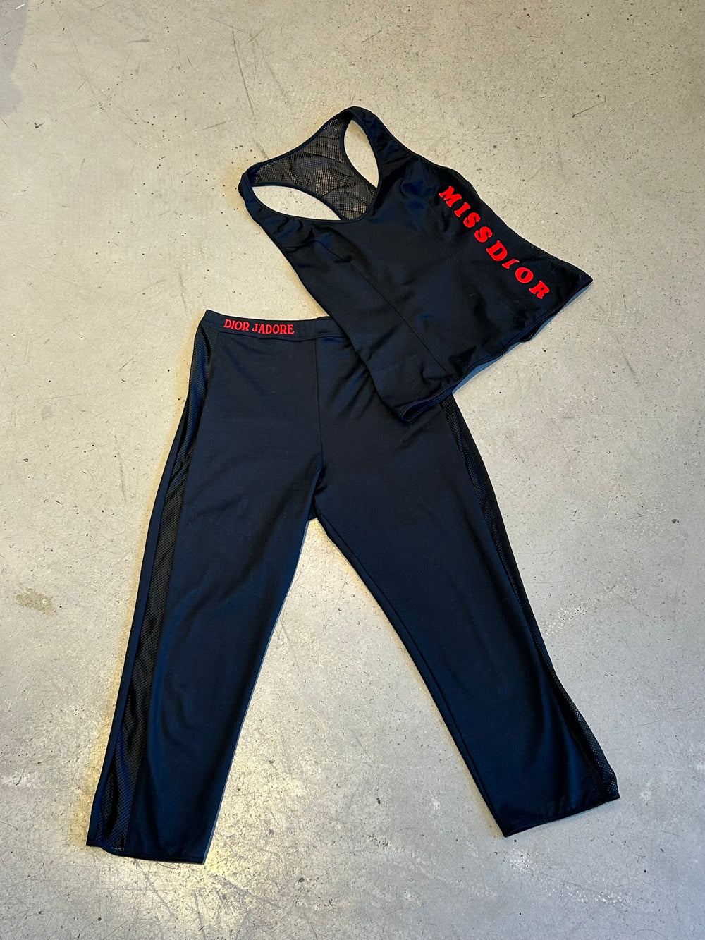 SS01 MISS DIOR TANK & LEGGINGS SET