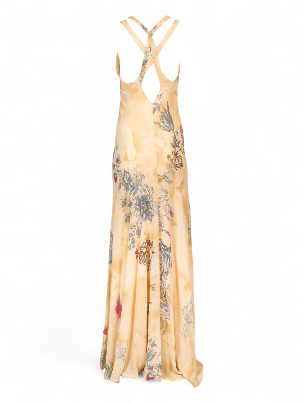 SS03 TATTOO AMOUR SILK GOWN
