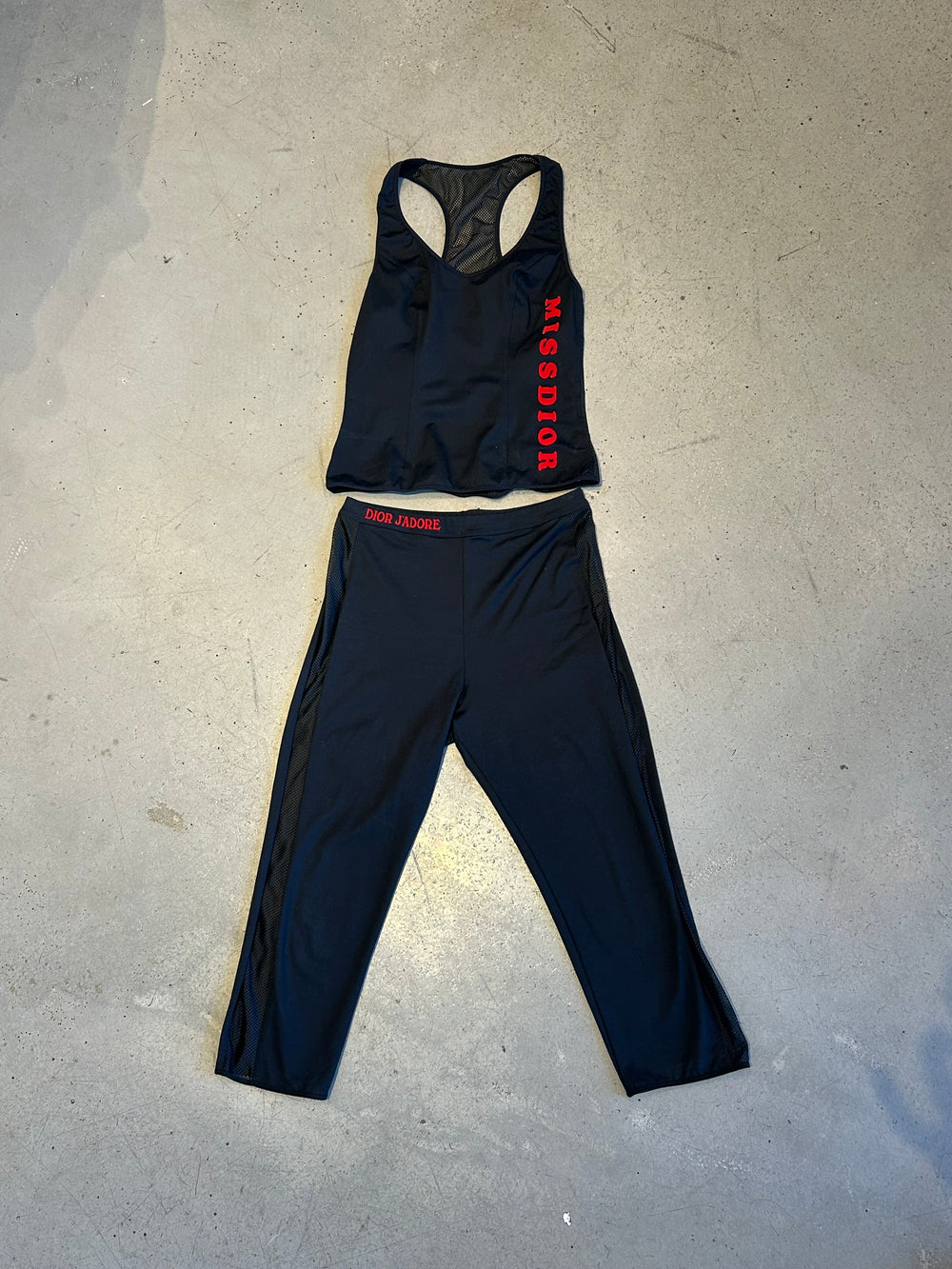 SS01 MISS DIOR TANK & LEGGINGS SET