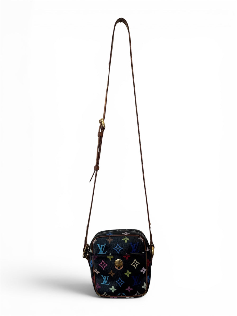 05' BLACK MONOGRAM MULTICOLOR RIFT BAG (AS IS) @SM