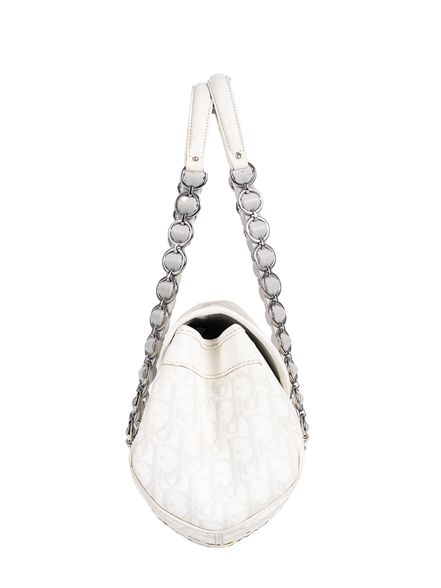 2007 WHITE/GREY MONOGRAM ROMANTIQUE TROTTER BAG