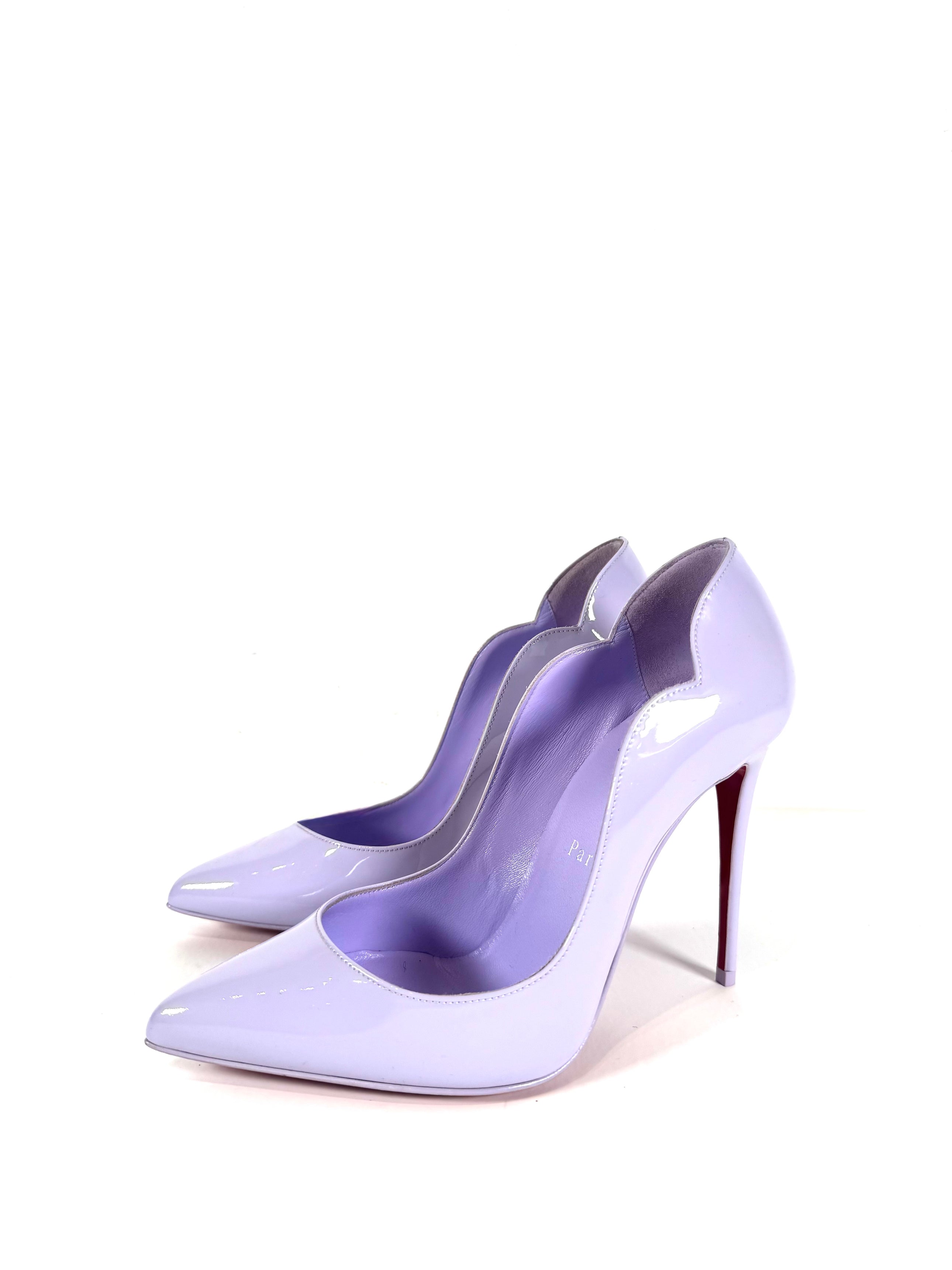 LILAC SCALLOP POINTED TOE PUMP @KMILLS