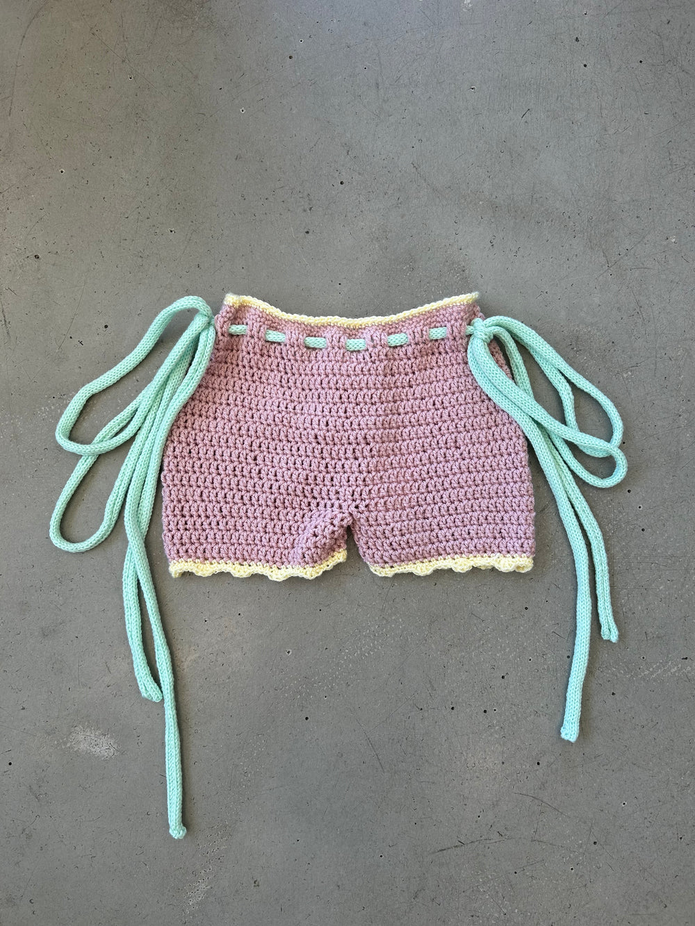 SORBET KNIT MINI SHORTS