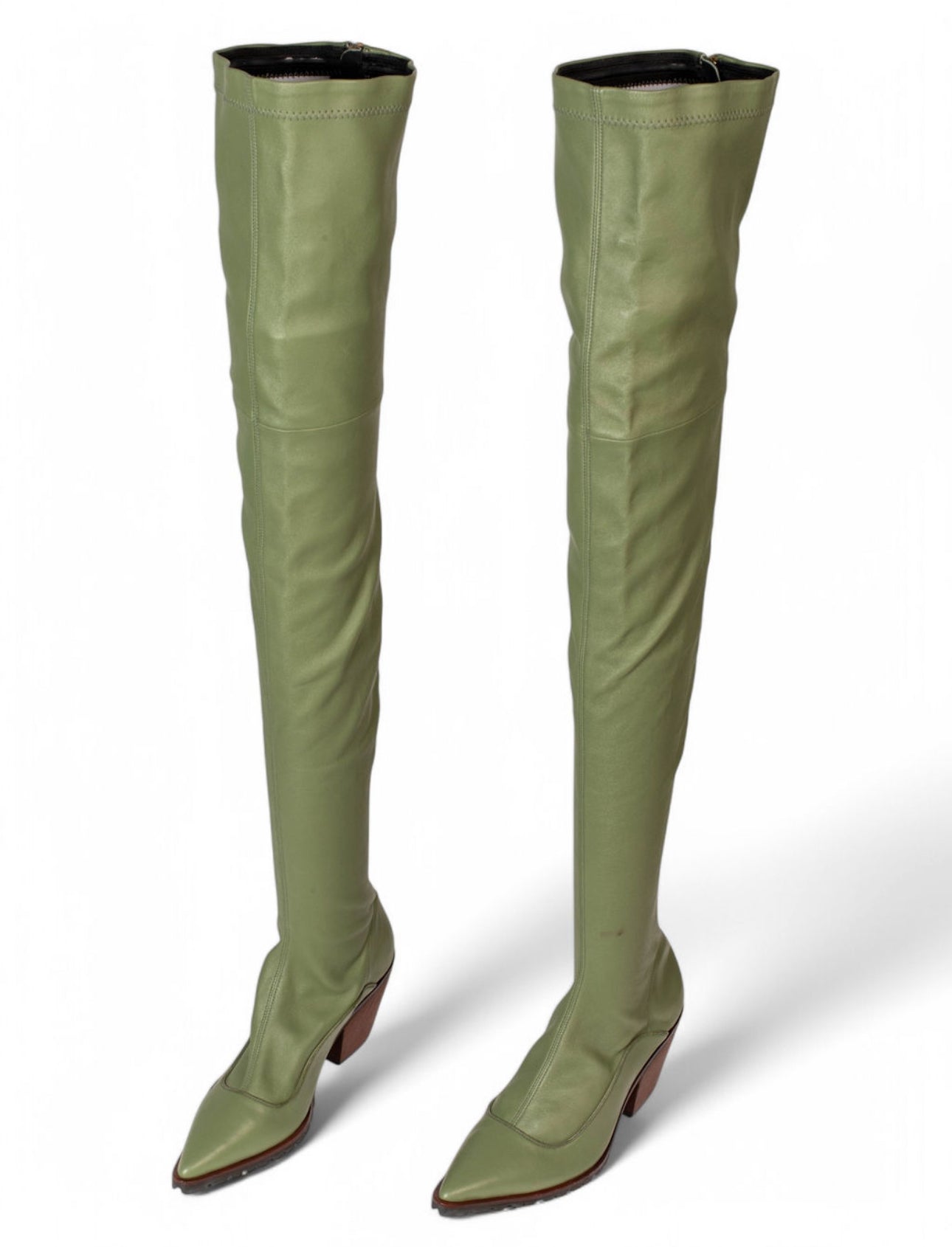 RUNWAY FW22 GREEN BOOTS