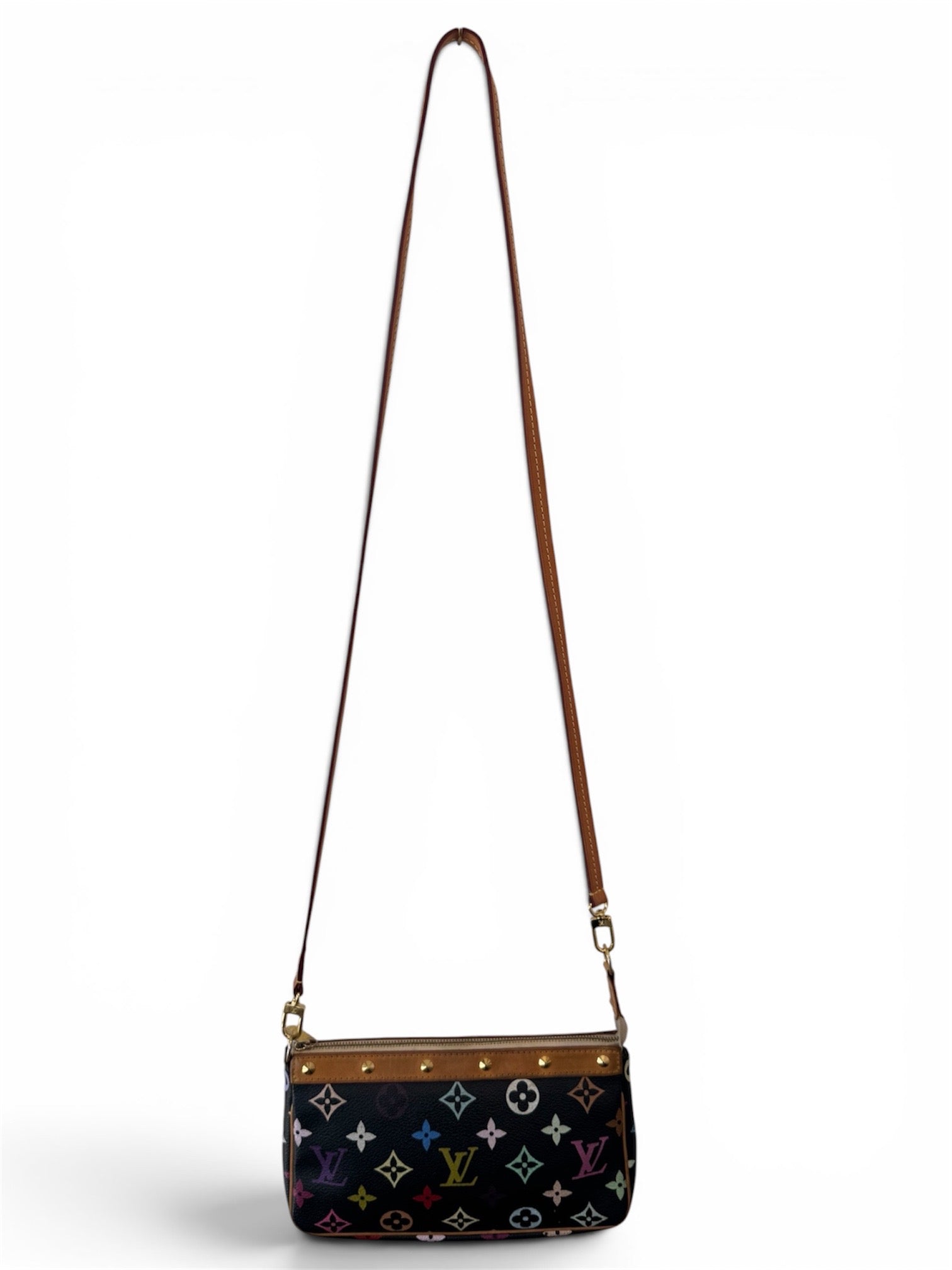 2003 BLACK MULTICOLOR CROSSBODY POCHETTE @SM