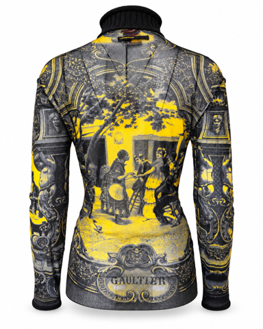 FW98 "FRIDA KAHLO FRENCH COURTYARD" L/S TURTLE NECK