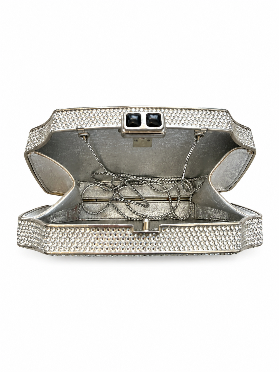 VINTAGE RHINESTONE ENCRUSTED EVENING BAG
