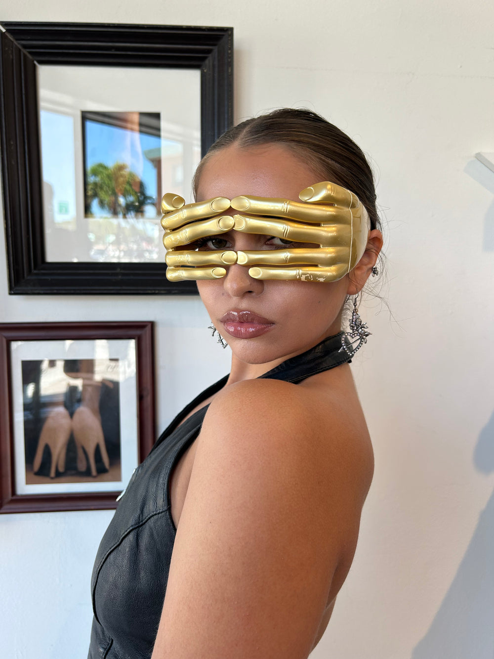RARE GOLD HANDS SUNGLASSES