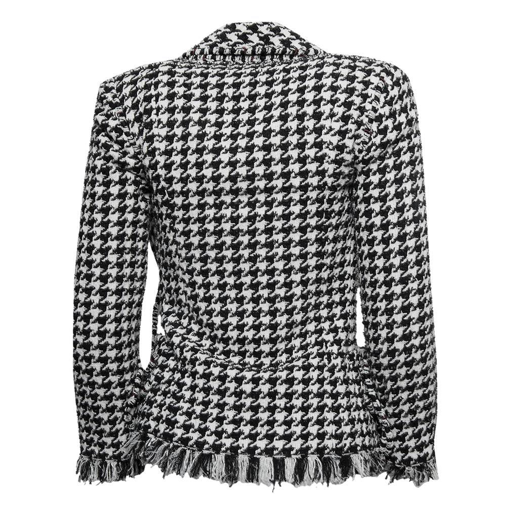 HOUNDSTOOTH TWEED JACKET