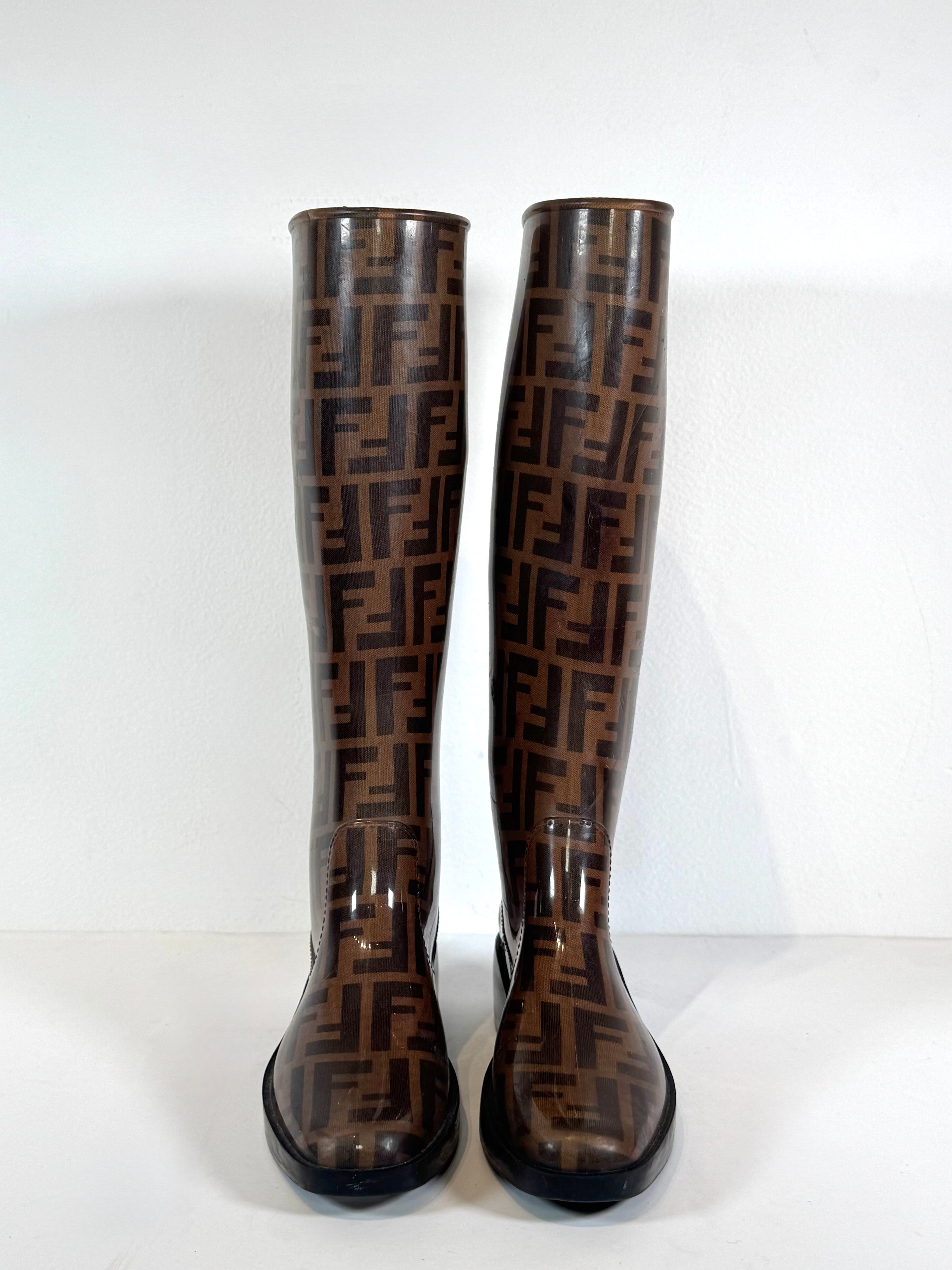 MONOGRAM RUBBER RAIN BOOTS