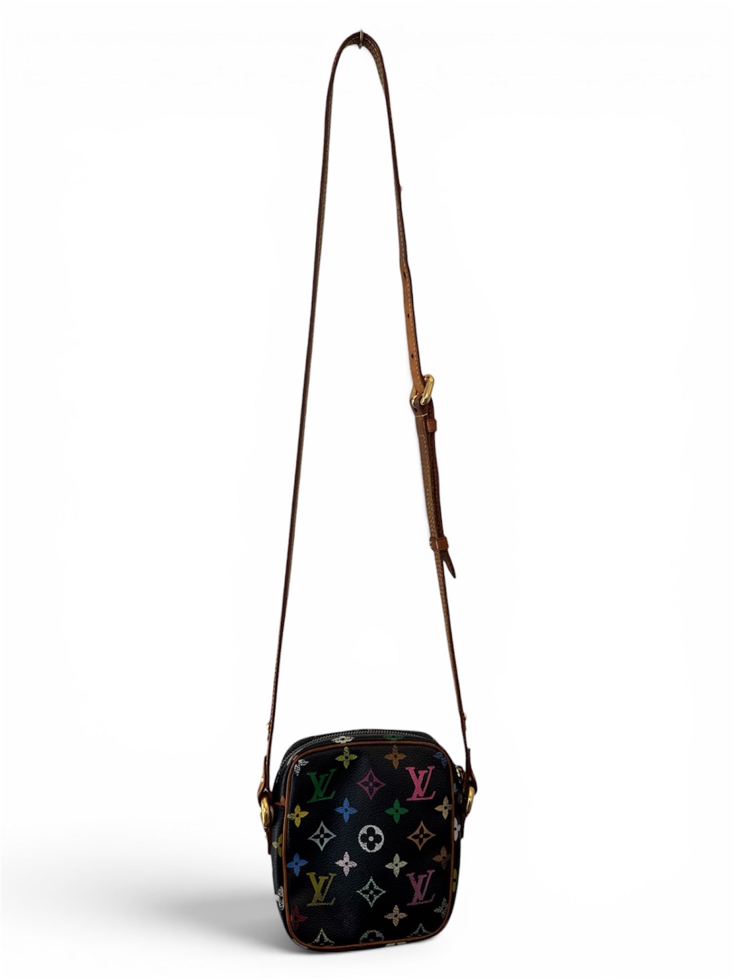 05' BLACK MONOGRAM MULTICOLOR RIFT BAG (AS IS) @SM