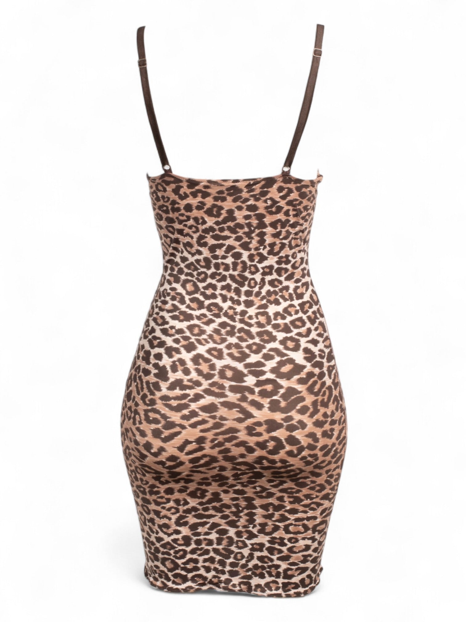 LEOPARD PRINTED MINI DRESS