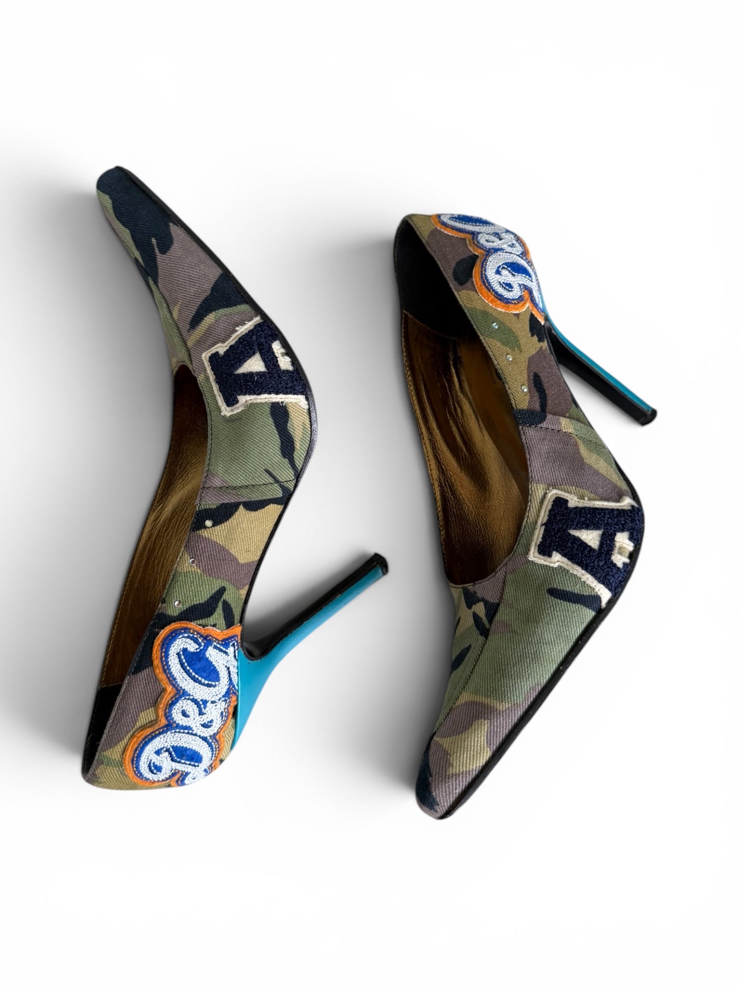 CAMO/DENIM PATCH PUMPS
