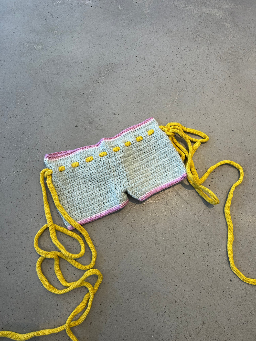 GREEN TEA SCRUNCH BOOTIES W PINK TRIM