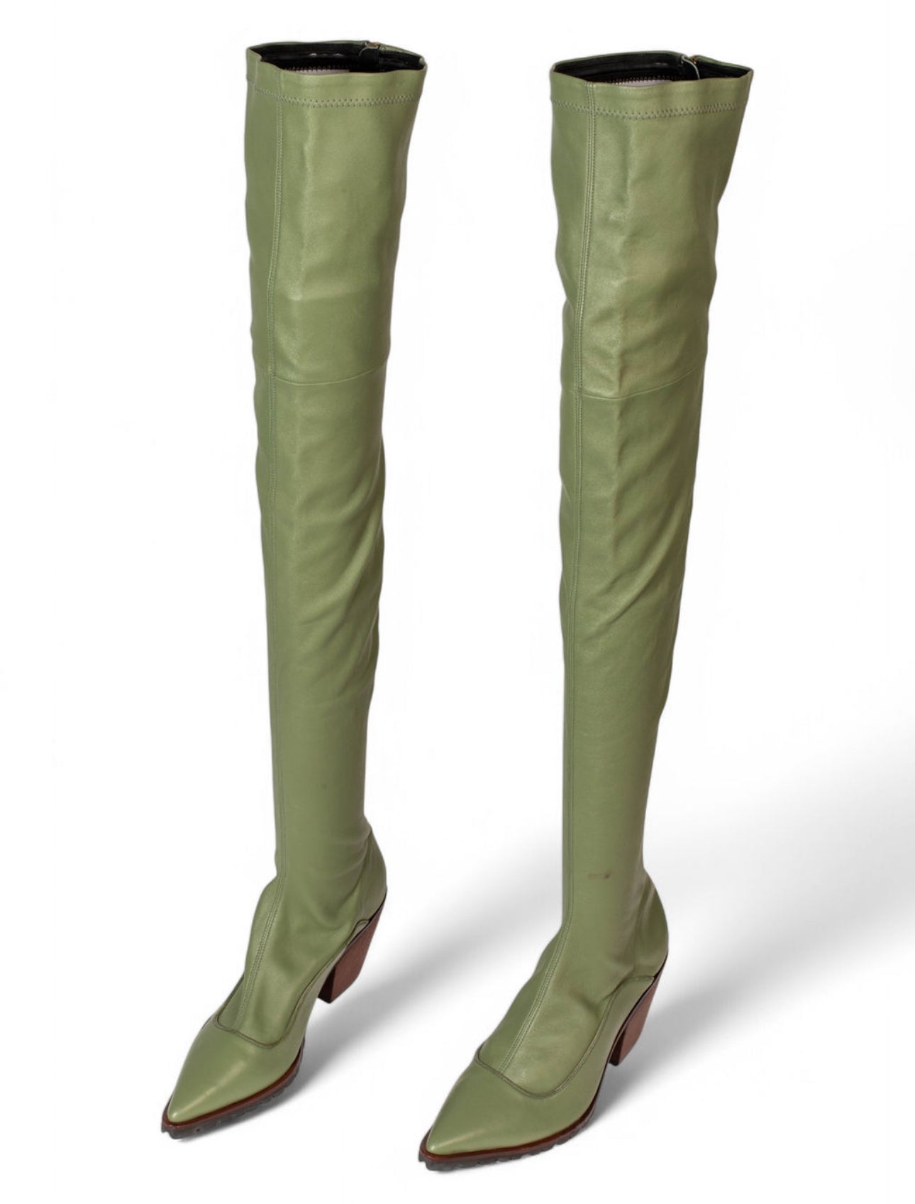 RUNWAY FW22 GREEN BOOTS