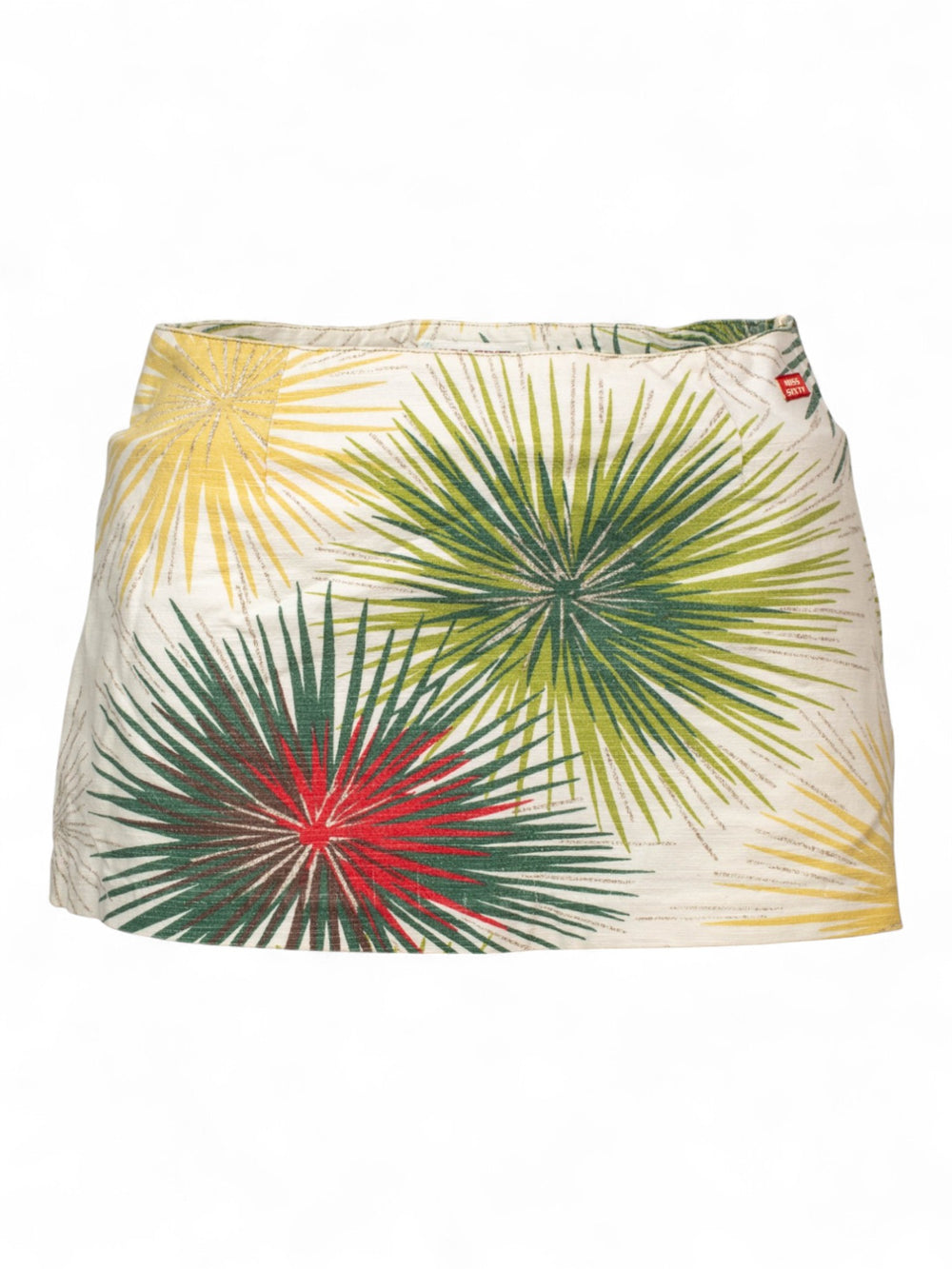 PALM TREE PRINT MINI SKIRT