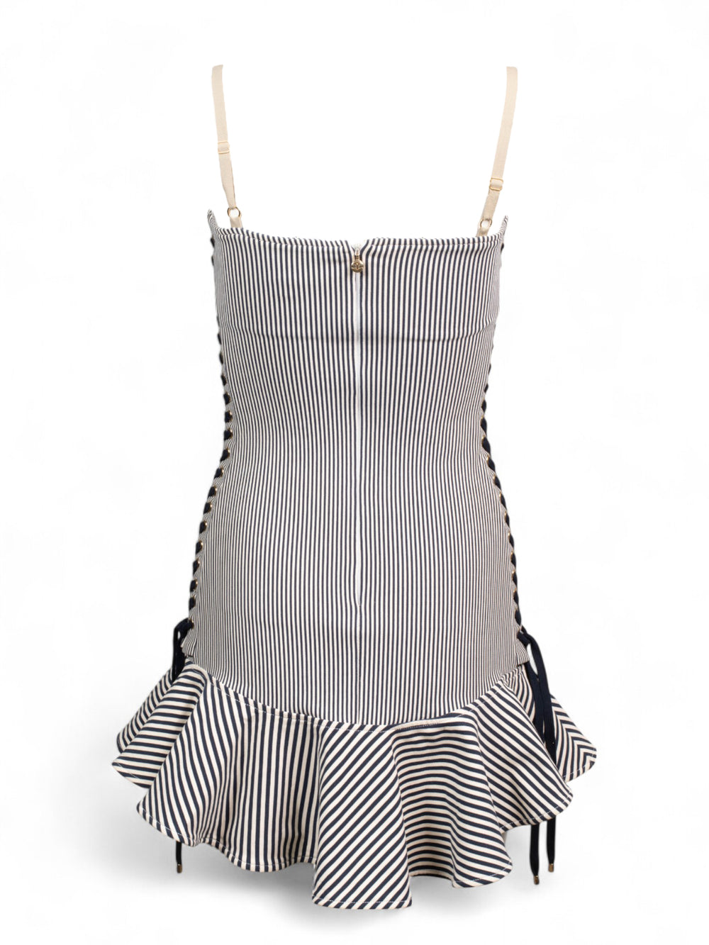 STRIPED SAILOR MINI DRESS