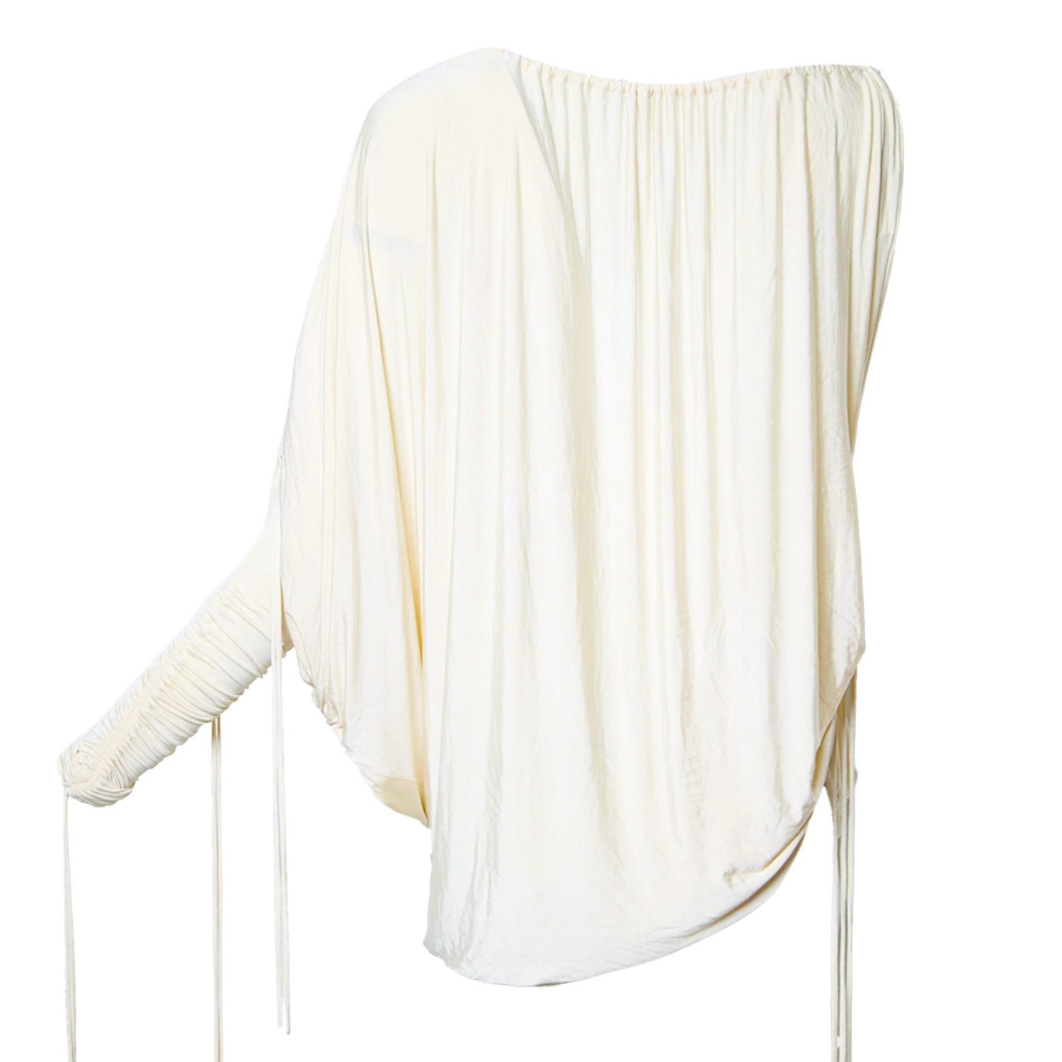 SS2003 CREAM RUCHED TUNIC