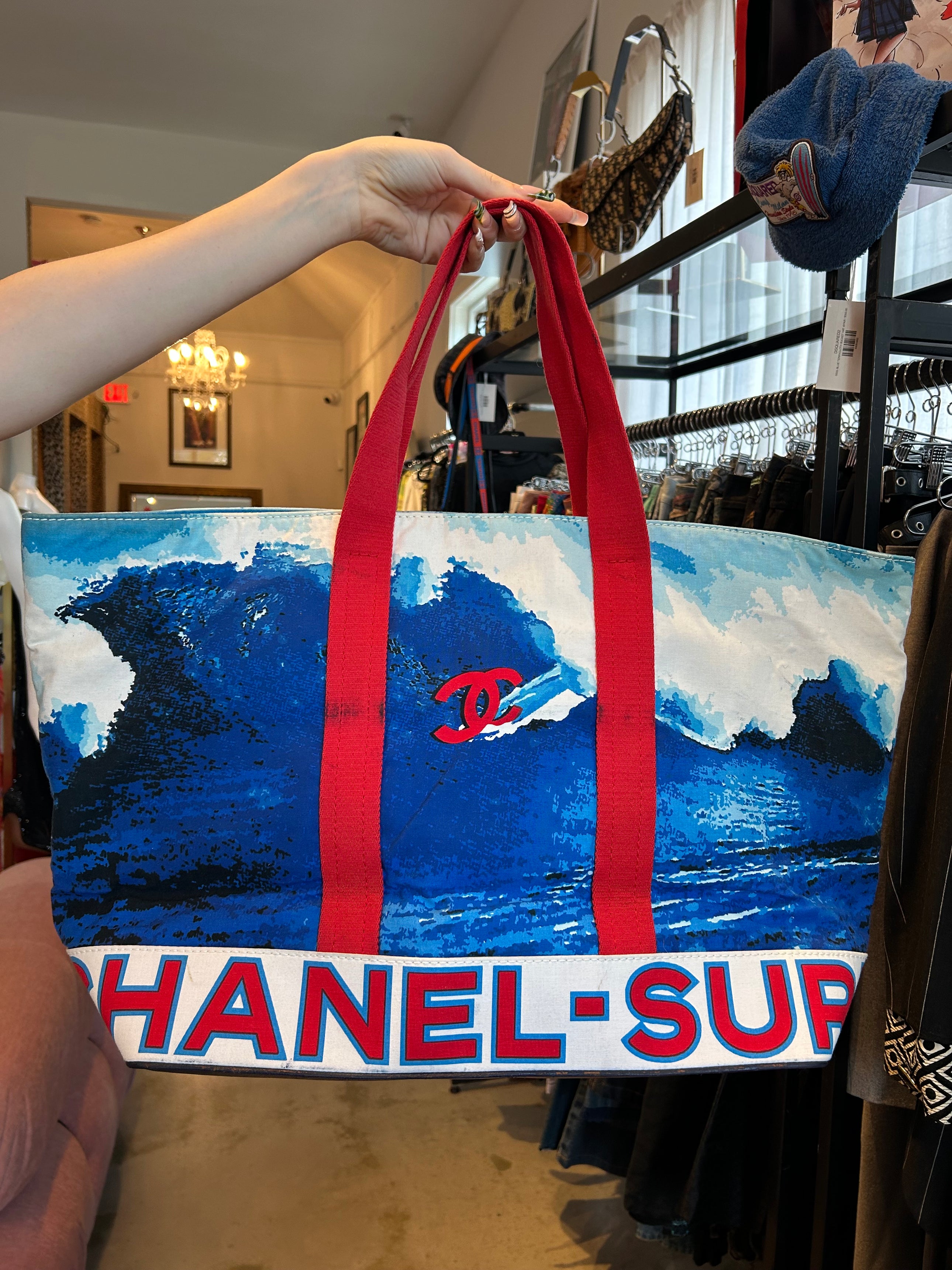 SS02 SURF PRINTED TOTE