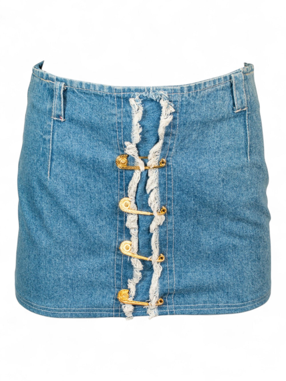 FRENCH SAFETY PIN MINI SKIRT