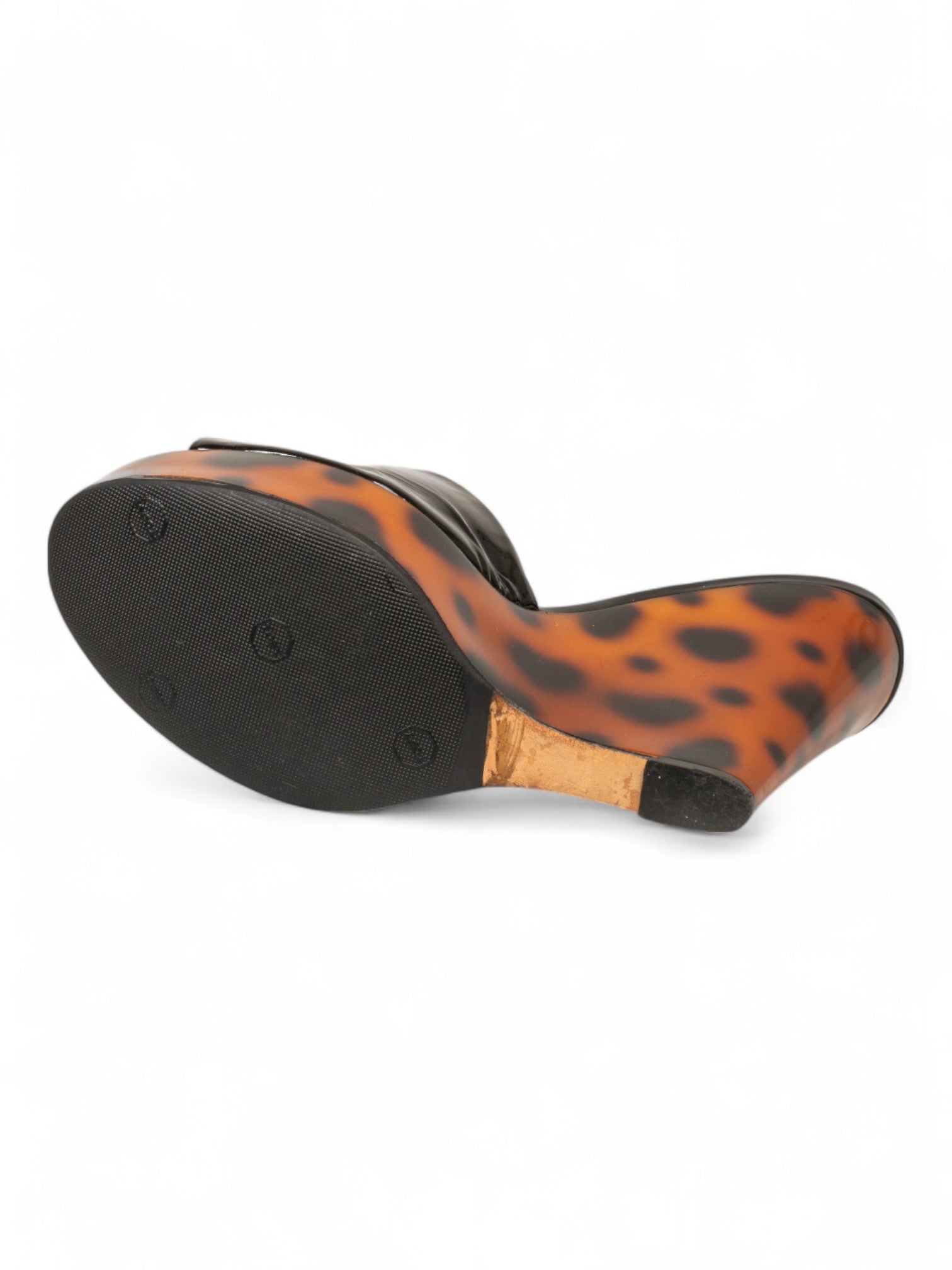 LEOPARD PRINTED WEDGE HEELS @MDSG